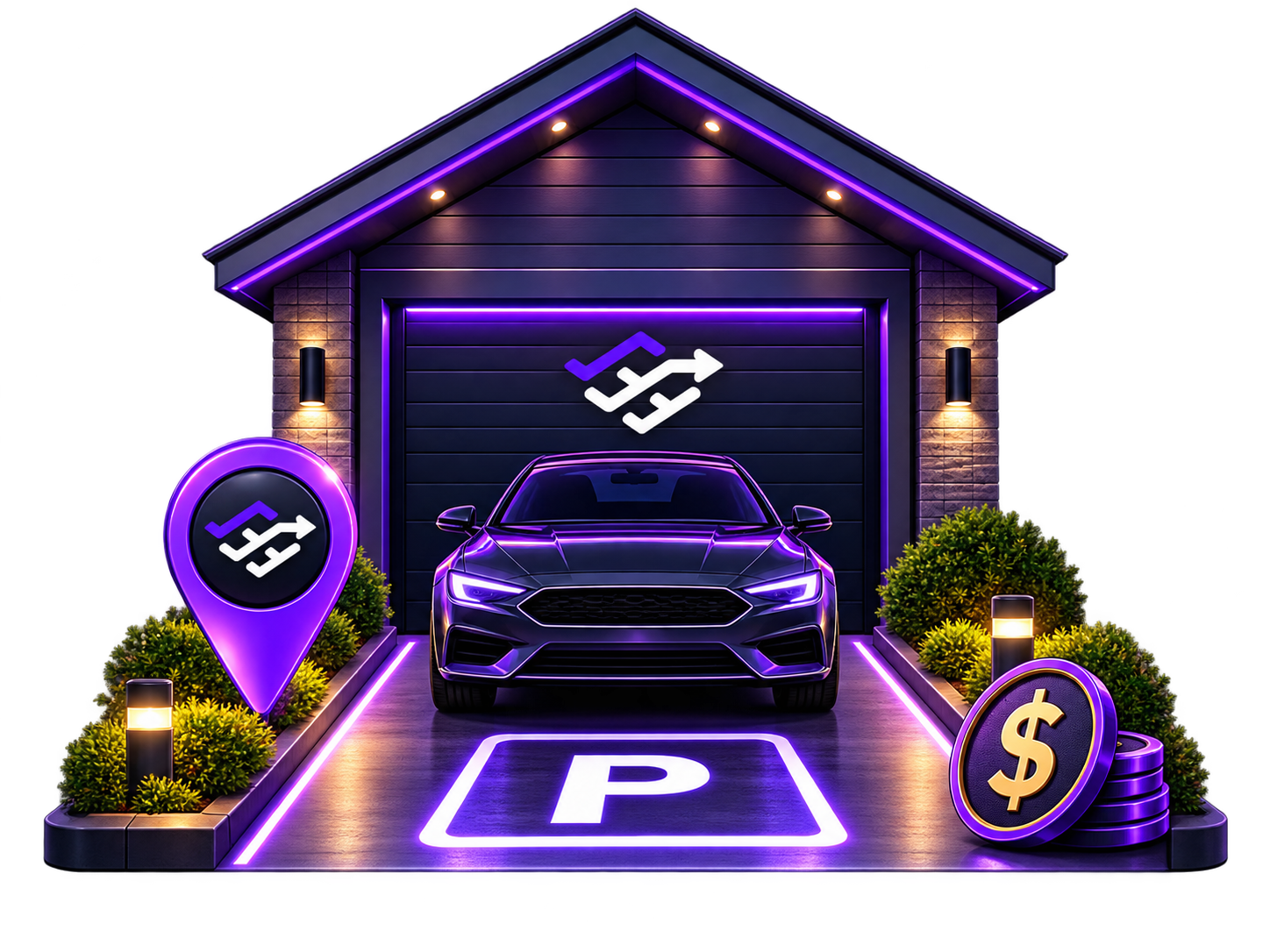 ParkHandy Host parking space